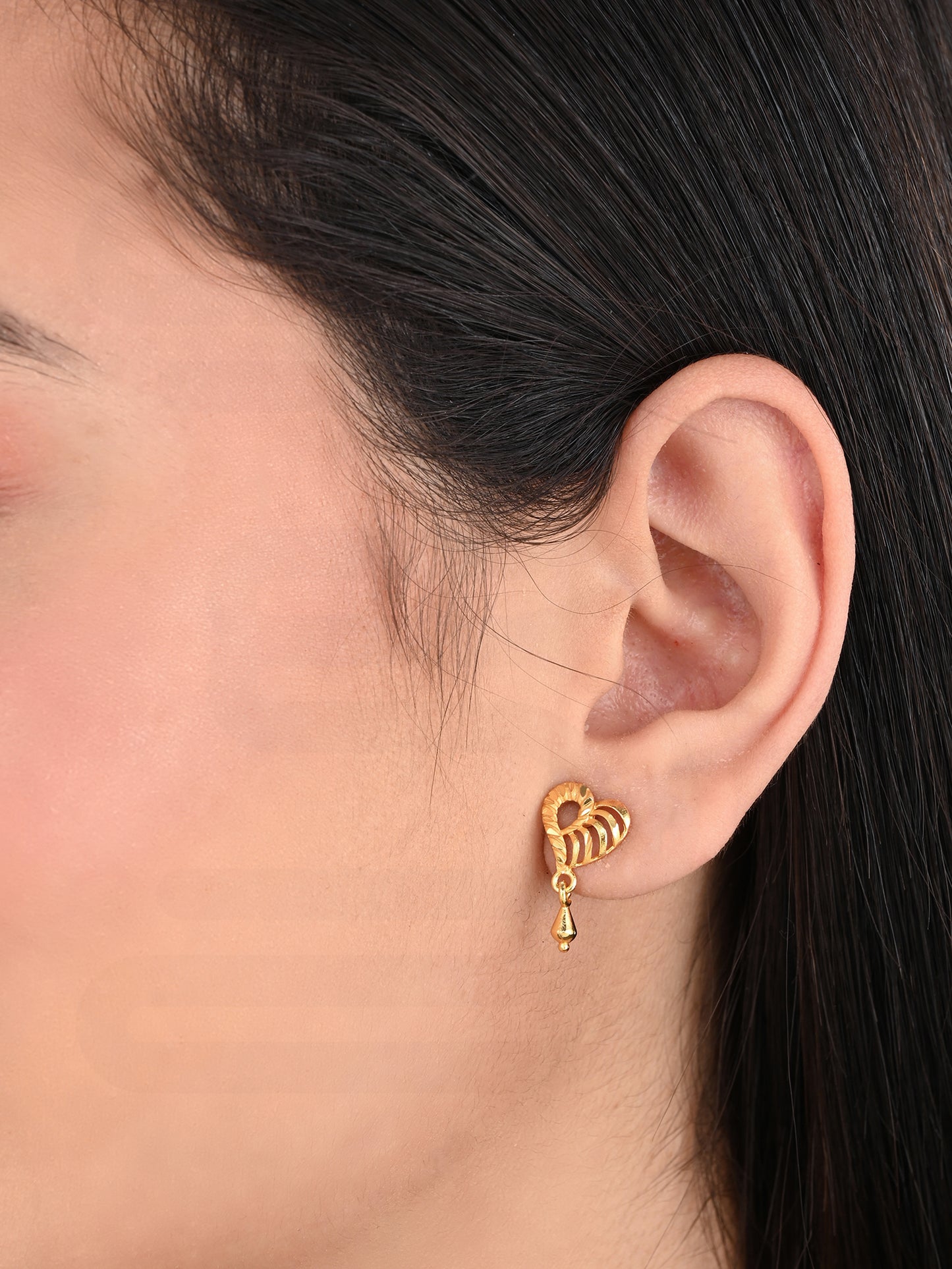 One-Gram Gold Chain Pendant Set with Tops