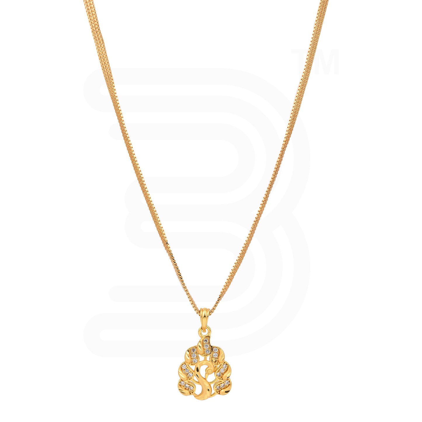 One-Gram Gold Chain Pendant Set