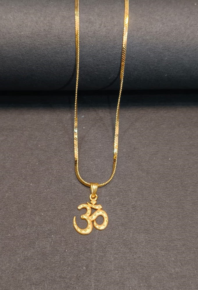 18K Gold Coated Pendant Necklace  – Anti-Tarnish Finish