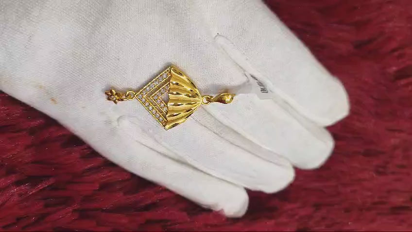 One Gram Gold Pendant Daily Use